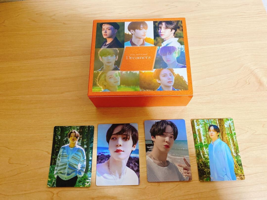 ATEEZ Dreamers CD DVD Photobook Complete 4 Version Set A B