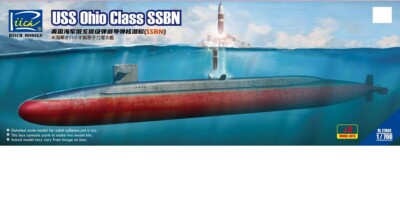 Riich 1/700 U Ohio Cla BN (Model Kits X2, Dual pack)