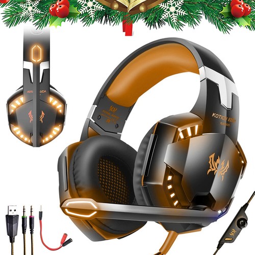 Gaming Gamer Wired 3 Color LED Backlight Keyboard Mouse And Headphones Headset - Picture 12 of 14