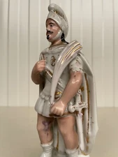 A Stunning French Vieux Paris Porcelain Soldier/Knight