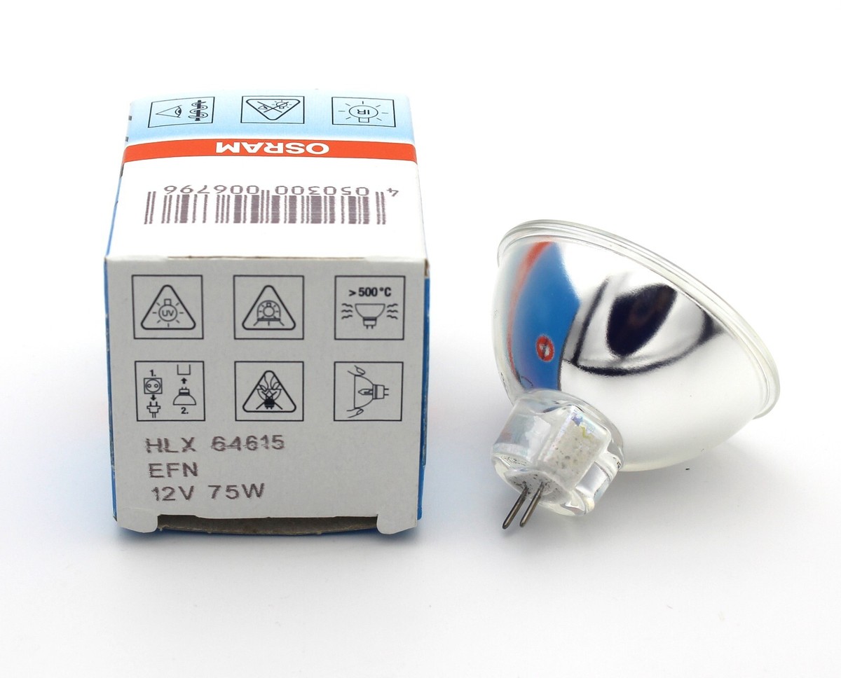 osram 64615 HLX EFN 12V75W GZ6.35 6853FO lamp instrument light