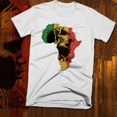 African Map T-Shirt Black History Month Africa Lion Melanated