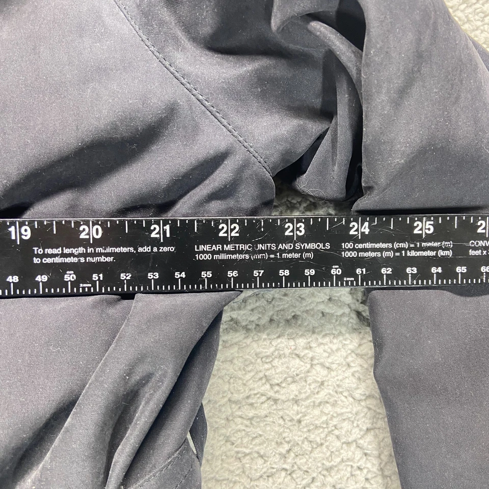 Trench coat negro vintage JD Christopher para hombre forro de cinturón talla 40 corto Foto 3 de 4