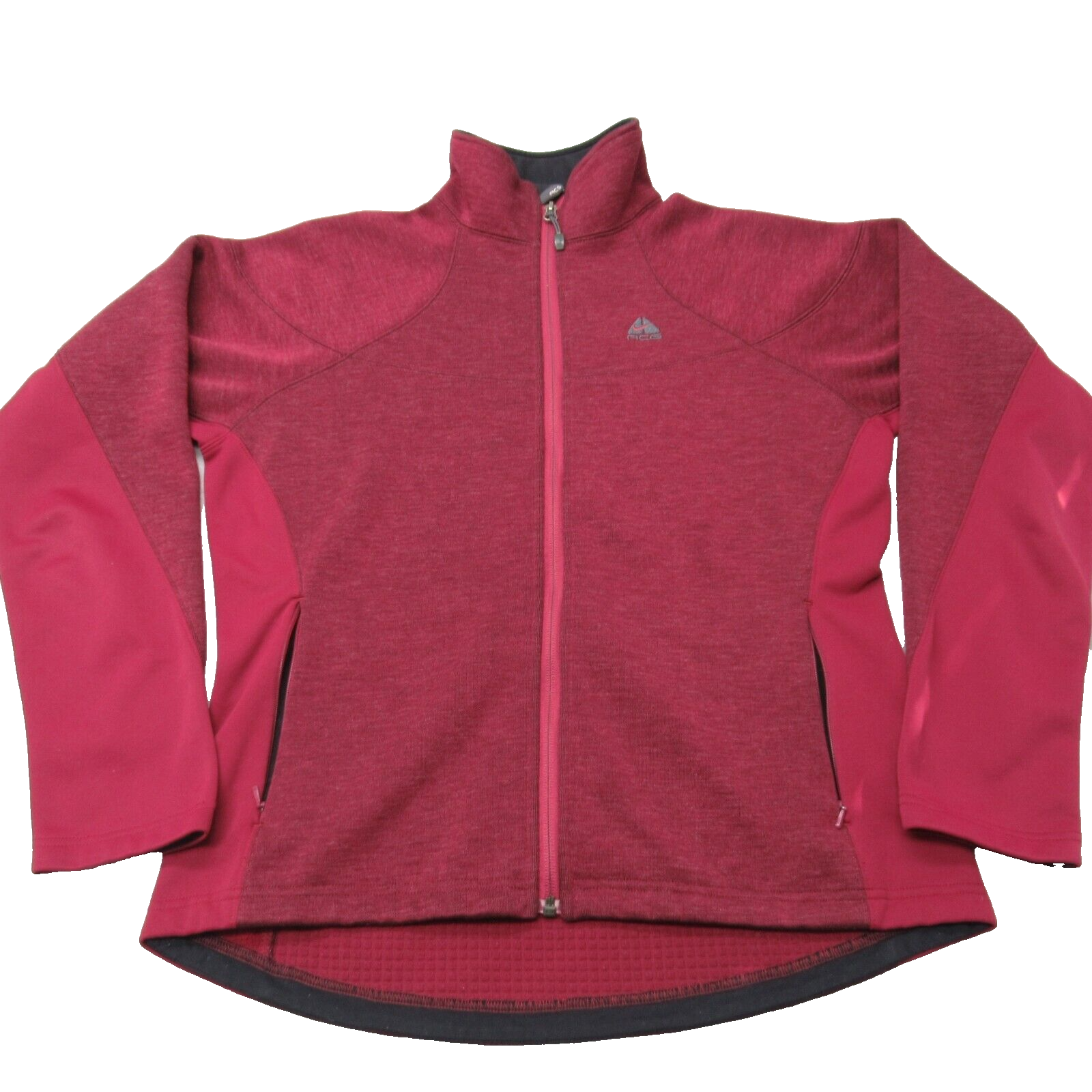 SACAI X NIKE Giacca Nike ACG donna media bordeaux tasche manica raglan zip intera 6% lana