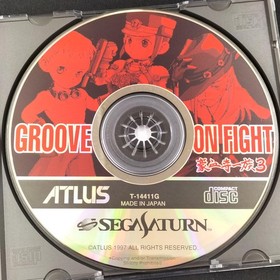 ATLUS Groove on Fight Sega Saturn Game Vintage Used