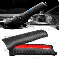 MX-5 Dry Carbon Fiber Console Shift Hand Brake Cover For Mazda MX-5 Miata GT 16+