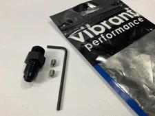 Vibrant Performance 10288 Oil Restrictor Adapter Fitting Kit, -3AN X 1/8" NPT