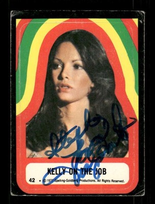 1977 Topps Charlie's Angels Stickers 42 Kelly Jaclyn Smith signed auto autograph