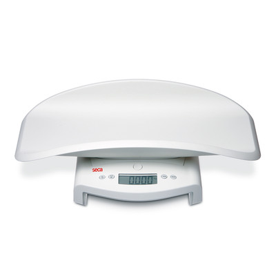 Seca 354 Digitale Babywaage mit abnehmbarer Platte zum Wiegen von Kindern Weiss