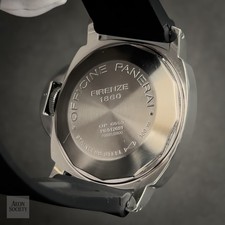 Panerai Luminor Marina Men's Black Watch - PAM00104 - Complete set +2 straps 8