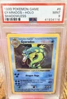 1999 Pokémon TCG Gyarados Holo Shadowless Set PSA 9 Mint