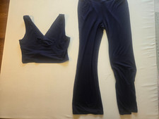 Womans 2 Piece Outfit Blue Size Medium