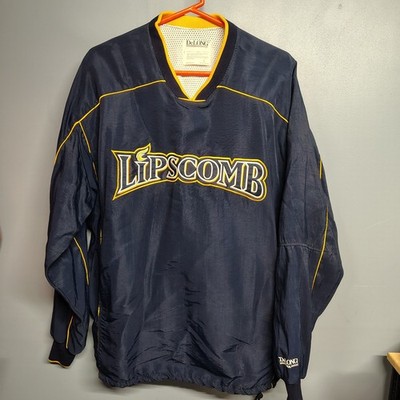 Vintage DeLONG Lipscomb University athletic pullover windbreaker L Made In USA