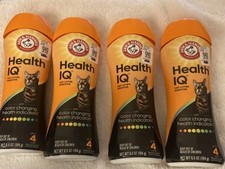 4X Arm  Hammer Health IQ Cat Litter Additive Color Health Indicators 6.5 oz NIB