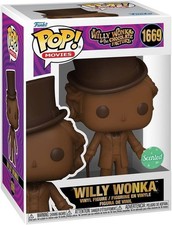 RARE WILLY WONKA #1669 SCENTED FUNKO POP CHOCOLATE BAR FACTORY MAN CAVE GIFT