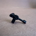 Vtg Transformers G1 Air Raid gun blaster 1986 black weapon accessory part Toy