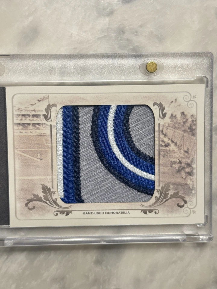 2015 Topps Allen & Ginter Jose Bautista /10 Jumbo Patch Auto Relic Booklet SSP - Image 3 of 4
