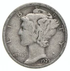 VG+ 1925-D Mercury 90% Silver Dime *2622