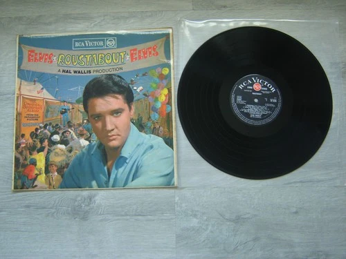 Elvis Roustabout  Black label First press STEREO 1964 UK LP