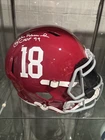 John Hannah Signed Alabama F/S Helmet Rep CHOF 99 Inscribed Schwartz No Box