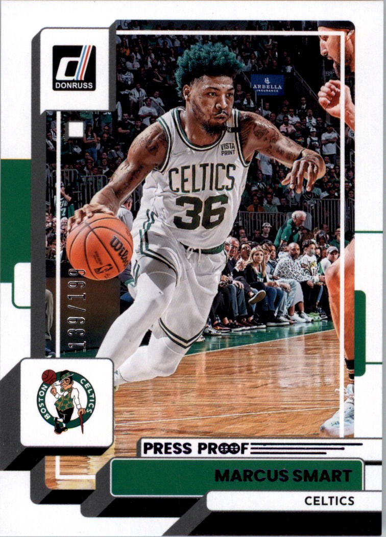 2022-23 Donruss Press Proof Purple #5 Marcus Smart /199 - BSK