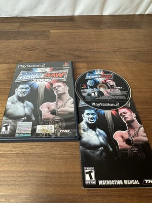 WWE SmackDown vs Raw 2006 PS2 Complete CIB Cleaned Black Label Fast Free Ship
