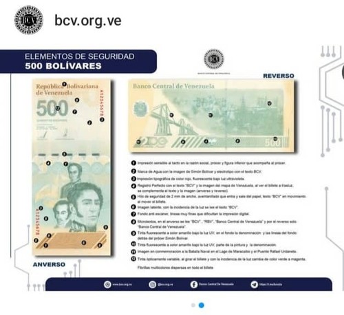 10 X 2024 Venezuela 500 Bolívares Digitales 500 Millones 10 Piezas Certificado de Autenticidad - SIN CIRCULAR - Imagen 7 de 11