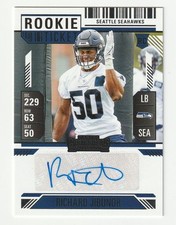 2024 Panini Contenders AUTO Rookie Ticket Richard Jibunor Seattle Seahawks #255