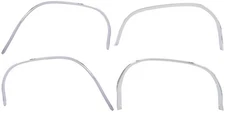 JEGS 90485K 4-Piece Wheel Well Molding Kit 1970-1972 Chevy Chevelle Includes: Fr
