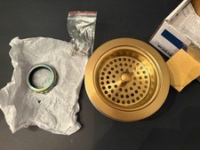 New Kohler 8799-2MB Duostrainer Sink Strainer Vibrant Brushed Moderne Brass J1