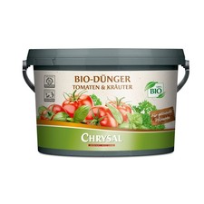Chrysal Bio Engrais Tomates & Herbes 2,5 Kg Engrais Complet Vegan Sans Danger