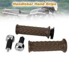 Brown 22mm Handlebar Hand Grips For Suzuki Boulevard M109R Limited Edition