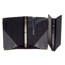 Marlo Plastics Premium Choral Folder 7-3/4 x 11 Octavo Size w/3-Ring Binder Blk