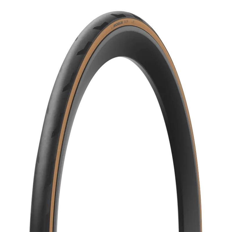 Pneu route 700x28 Michelin Pro5 noir et flanc beige Tubeless Ready TS