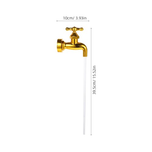 Garden Water Feature Fountain Faucet Fake Tap for Decoration Floating Kit - Picture 2 of 12