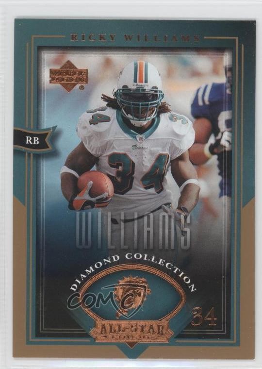 2004 Upper Deck Diamond Collection All-Star Lineup Ricky Williams #59 0e3