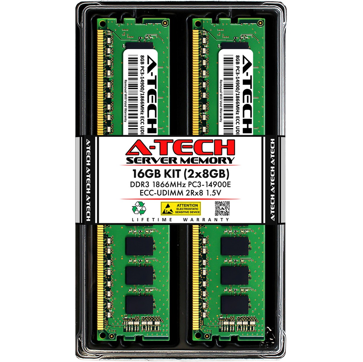 “Unbuffered ECC” DDR4-3200 32GB 10枚 A-Tech 16GB 2x 8GB PC3-14900E ECC Unbuffered DDR3 1866MHz DIMM