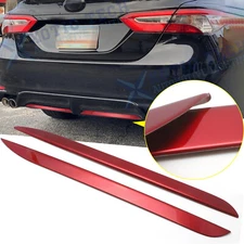 For Toyota Camry SE XSE 2018-2024 Red Rear Bumper Plate Decorator Pad Cover Trim