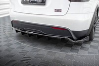 Mittlerer Diffusor Heck Ansatz DTM Look FüR Tesla Model X Mk1 Facelift Schwarz