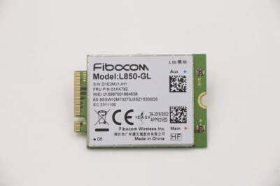 Lenovo ThinkPad 4G LTE WWAN modul L850-GL