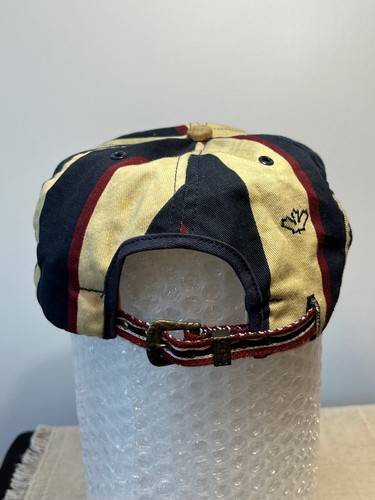 Vintage MWG Canadian Striped Baseball Cap - Suede Brim - Classic Heritage Style - Picture 12 of 21