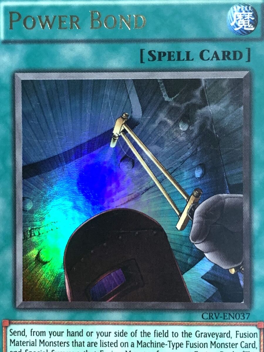 yugioh Power Bond CRV-EN037 Unlimited Edition Ultra Rare yugioh Power Bond CRV-EN037 Unlimited Edition Ultra Rare