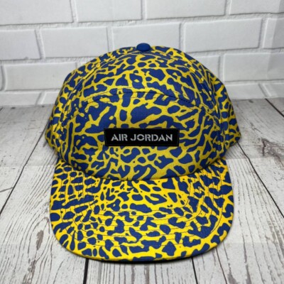 Air Jordan Cement Elephant Jumpman 5 Panel Hat Strapback Cap Men Laney