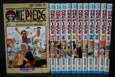 One Piece East Blue Manga Vol.1-12 Set Eiichiro Oda Japanese
