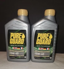 SAE 5W40 EURO Full Synthetic ACEA C3 & API SN/CF DIESEL & GAS (2 Quarts)