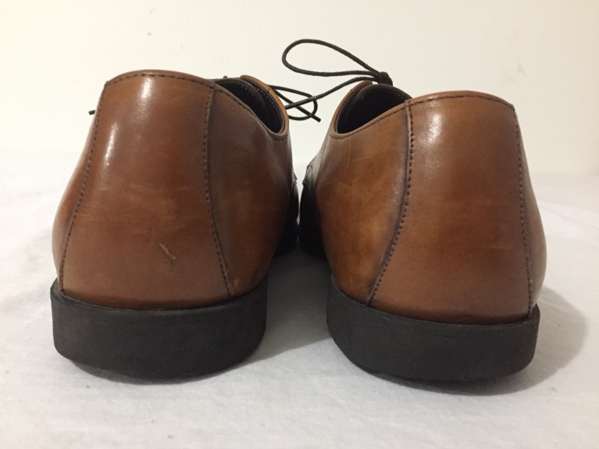Allen Edmonds Tribeca Brown Leather Shoes 10.5 Allen Edmonds Tribeca Lace-Up Derby Shoes Walnut Brown  main image 2