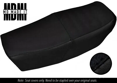 Couvre-Siège En Vinyle Noir Pour Kawasaki KH 125 Custom - Photo 1/4