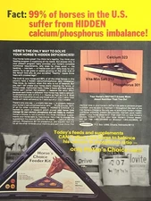 Farnam Horse's Choice Feeder Kit Nutrients Omaha NE Vintage Print Ad 1977
