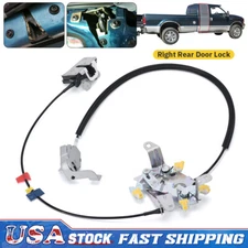 Rear Right Door Latch Lock Cable Extended Cab Assembly For 99-07 Ford F250 F350