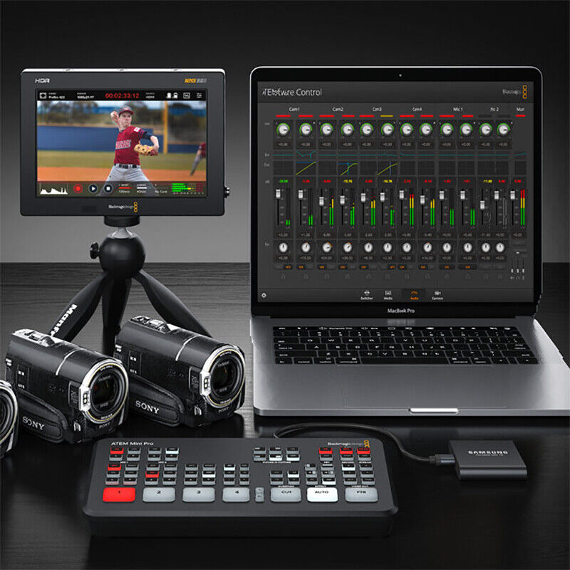 NEW Blackmagic Design ATEM Mini Pro HDMI Live Streaming Video